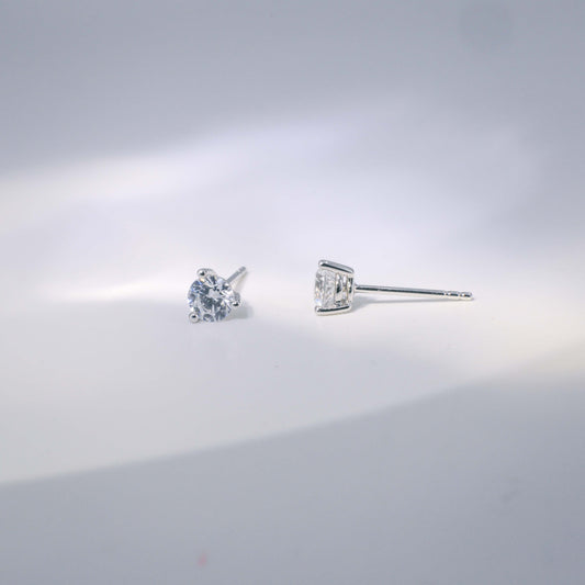 In-Stock FME2013 1.40cts  3-Prong Lab Grown Diamond Stud Earrings <High Quality>