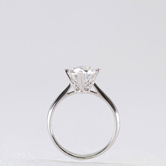 In-Stock 1.60cts Round Shape Lab Grown Diamond Ring (ANDREE – GD0051CM)