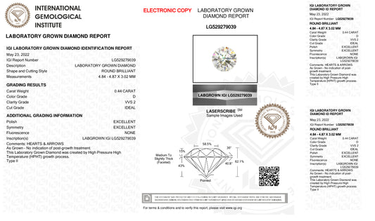 0.44 D VVS2 Ideal Ex Ex Non (LG529279039)