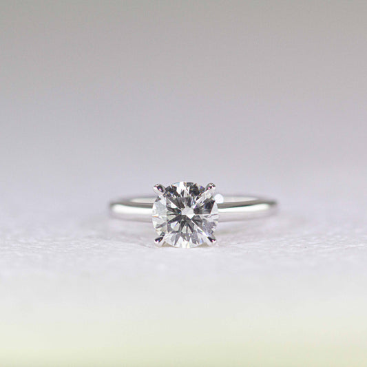 In-Stock 1.51cts Round Shape Lab Grown Diamond Ring (LIZ - R24801RD)